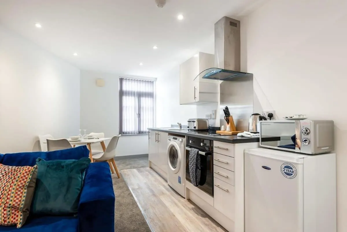 Modern Budget Apartment In Central 唐克斯特 0*,